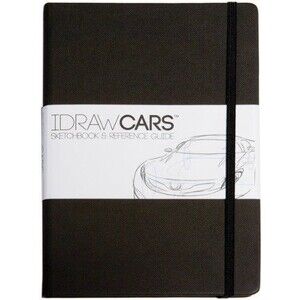 Idraw Cars Black Sketchbook & Reference